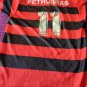 old soccer blue  Jersey camisa Flamengo  Brazil with 11 umbro Brand