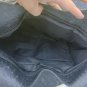 vintage handbag black ostrich leather made in Argentina