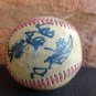 signed, autographed collection  old baseball, I don't know who signs