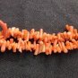 antique old Set Necklace Hoops  Salmon Coral Consult Stock