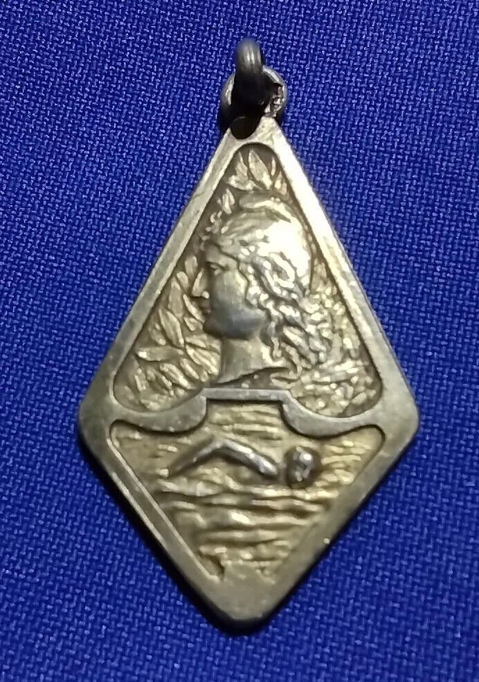 Silver Old F.A.N Federacion Argentin Nataci Waterpolo 1st Division pendant medal