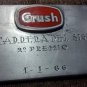 Old Plaque, 900 Silver Medal Carrera Del Siglo year 1966, Crush FREE SHIPPING