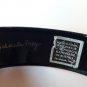 VINTAGE Michaela Frey  Old enamel cuff bracelet, black background. FREE SHIPPING