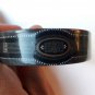 VINTAGE Michaela Frey  Old enamel cuff bracelet, black background. FREE SHIPPING