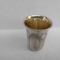 old 1 Vodka Cup or Beaker russian sterling silver  84AB mark JB