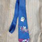 vintage corbata Tie mickey mouse  Aviator tie michelangelo brand FREE SHIP