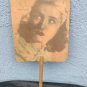 old  fan Argentina advertising 40s mirta legrand F.C.C.A railway