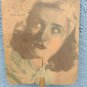 old  fan Argentina advertising 40s mirta legrand F.C.C.A railway