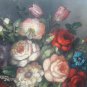oil on hardboard original - P, Salafia Painter - flowers
