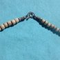 VINTAGE old rare carved cow bone  necklace art deco
