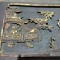 Chinese carved wood fragment, hand painted  20 cm x 54 cm