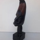 old rare Africam Rustic Carved Wood  artesanal  madera tallada