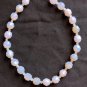 Old Antique Light Blue Faceted Opaline Necklace Consult Stock