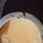 Vintage old Sterling Silver 800 Carved Cameo Shell Pin brooch Pendant Woman