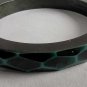 vintage Green  bakelite bangle bracelet, very cute,