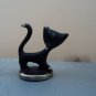 vintage old  walter Bosse Figure. miniature Cat  bronze.