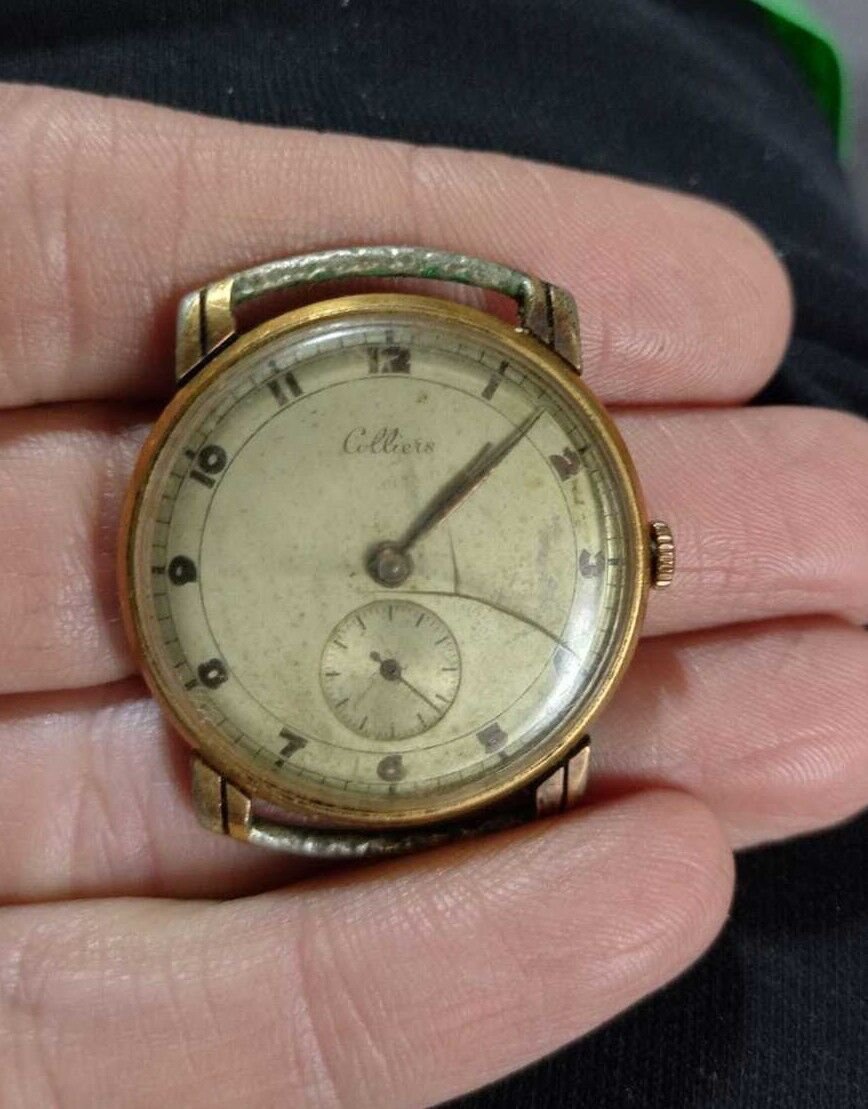 old Wristwatch Colliers brand  Check Stock dont work