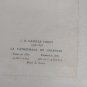 old print poster Jean B. Corot  La cathedralede chartes