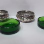 vintage  sterling silver 925  pair recipes  salt Argentina