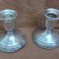 Old Pair of Argentine 925 Silver Candlesticks Consult Stock