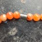 Very Cute peach coralina agate Stone Spheres Necklace Check Stock