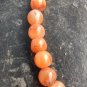 Very Cute peach coralina agate Stone Spheres Necklace Check Stock