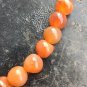 Very Cute peach coralina agate Stone Spheres Necklace Check Stock