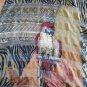 vintage authentic - italy   -parrot  handkerchief  scarf