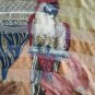 vintage authentic - italy   -parrot  handkerchief  scarf