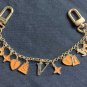 vintage fantasy retro repli keychain, accesory  L Vuitton enamel