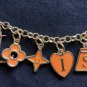 vintage fantasy retro repli keychain, accesory  L Vuitton enamel