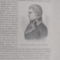 old print engraving years America 1896 Venezuelan General Francisco Miranda