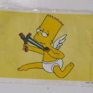 old figurine decal Bart simpson N 1 panini made in italy 1999