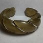 Carved Bull Horn Bracelet With Silver argentina Consult Stock