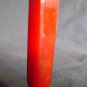 vintage bakelite seal  art deco red color and beige