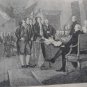 old print  engraving years America1896 declaration of independence EEUU 1776