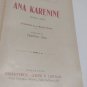 libro Book s Ana Karenine Tolstoi 2 Tomos Arte Y Letras Barcelona