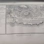 old print  engraving years America1896 plan, map of Puerto Guaira Venezuela 1806