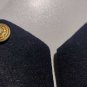vintage Black military Epaulette Argentinian army lieutenant commander