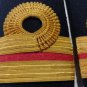 vintage Black military Epaulette Argentinian army lieutenant commander