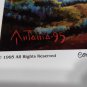 old poster print home seet home Antonio Mendoza signed 1995
