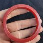 vintage red bakelite bangle bracelet, very cute