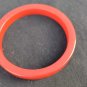 vintage red bakelite bangle bracelet, very cute