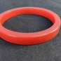 vintage red bakelite bangle bracelet, very cute