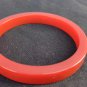 vintage red bakelite bangle bracelet, very cute