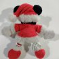 Old Original Disney Plush Mickey Doll Santa Claus check Stock