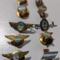 Old lot 10 pins brooches Argentina rosettes. price for all