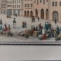 old Engraving color printing Very cute square frankfurt Dielmann's W.Lang sculp
