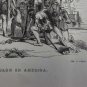 engraving Desembarque de Colon a America Lacoste Imp S.Racon
