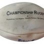 old Rugby  ball Fox sport championship rugby